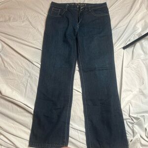 34x34 old navy boot cut dark denim
